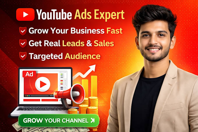 run youtube ads campaign for views and leads