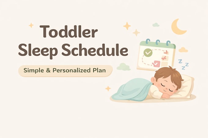 create a personalized toddler sleep schedule and nap plan