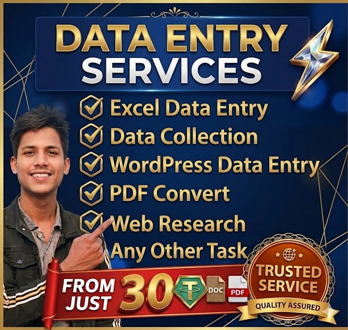 do professional data entry and data collection