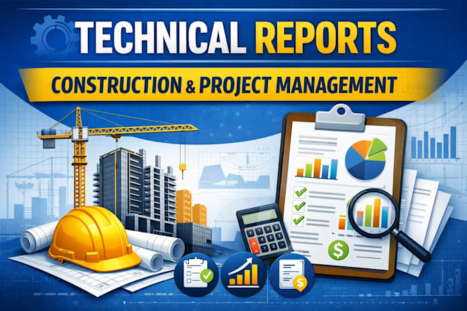 create detailed quantity surveying technical reports and construction documents