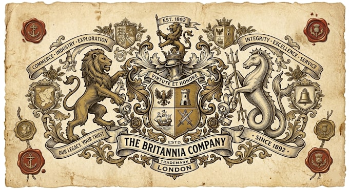 design a unique and premium crest logo