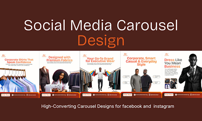 create engaging instagram and facebook carousel designs for your brand