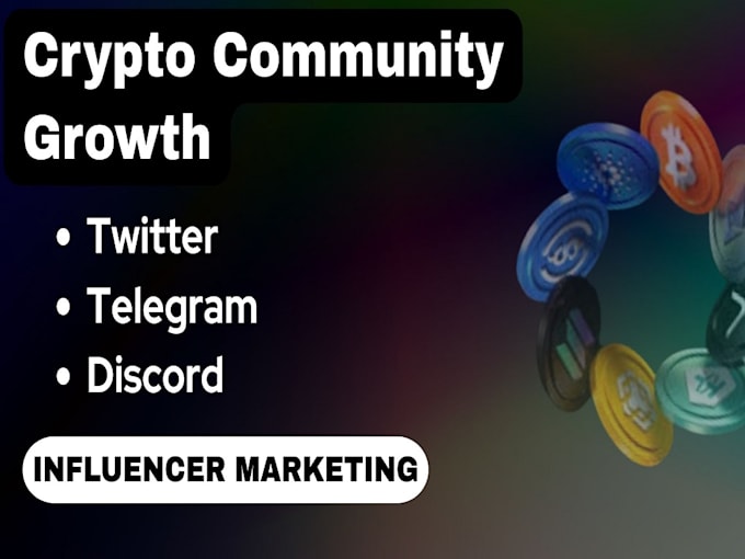 Do crypto influencer marketing for twitter telegram discord growth ...