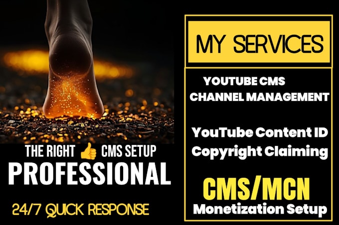 help monetize and manage youtube cms and mcn