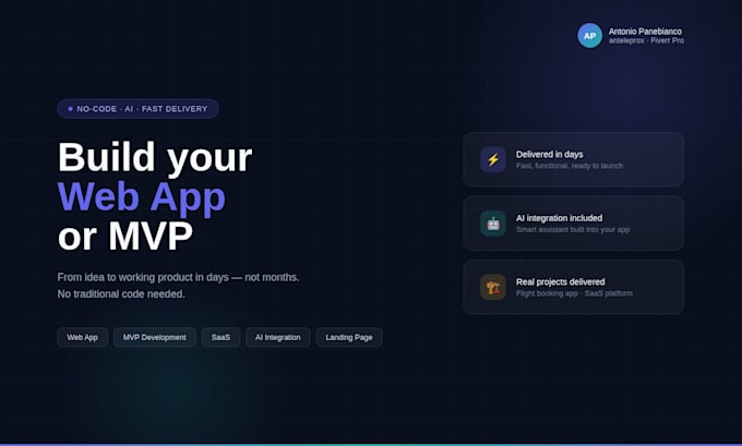 build your web app or mvp with no code tools