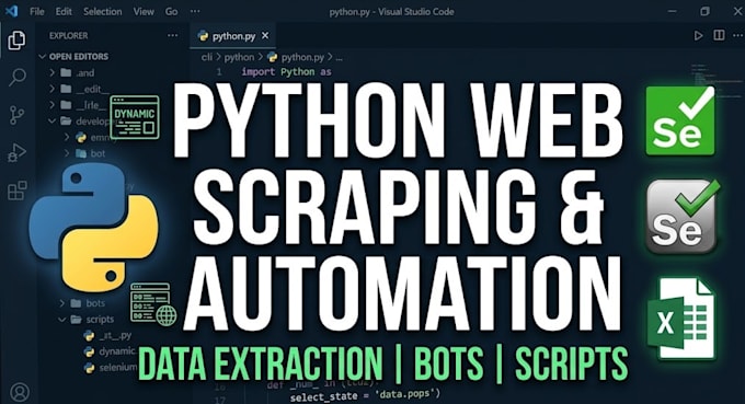 write python scripts for web scraping and data automation