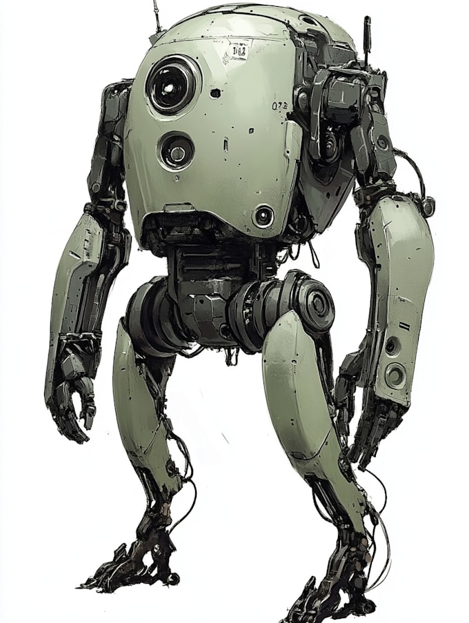 illustrate your mecha, robot and armored characters
