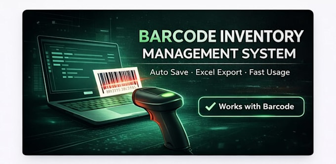 build a barcode inventory system