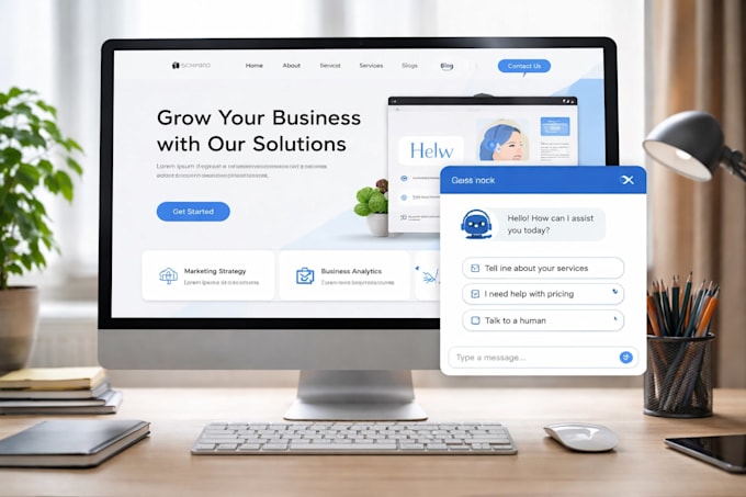 create an ai chatbot for your website or web app