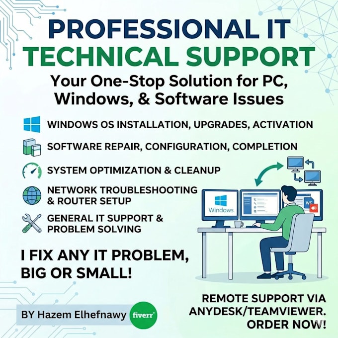 remove virus, malware, speed up your pc, laptop remotely