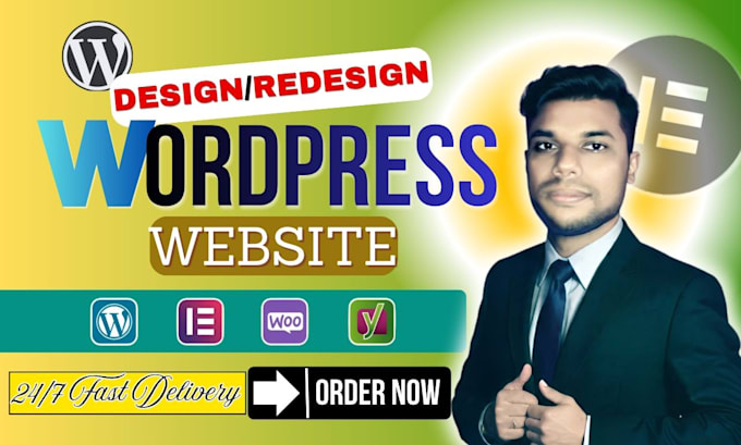 design, redesign, develop wordpress website as a full stack developer