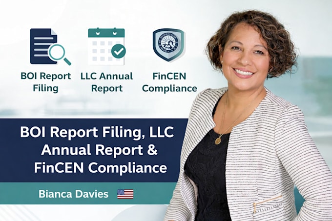 handle boi report filing, llc annual report, and fincen compliance