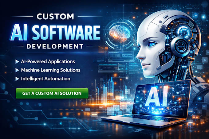Build custom ai software and ai website, saas, chatbot and automation ...