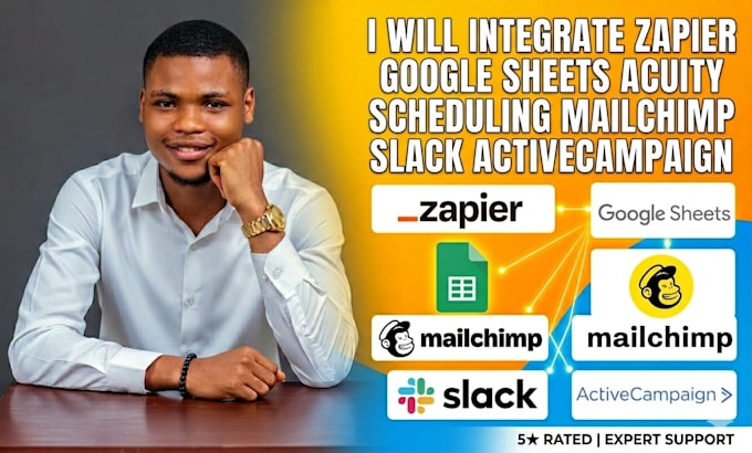integrate zapier google sheets acuity scheduling mailchimp slack activecampaign