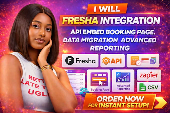 fresha integration api embed booking page data migration advabced reporting