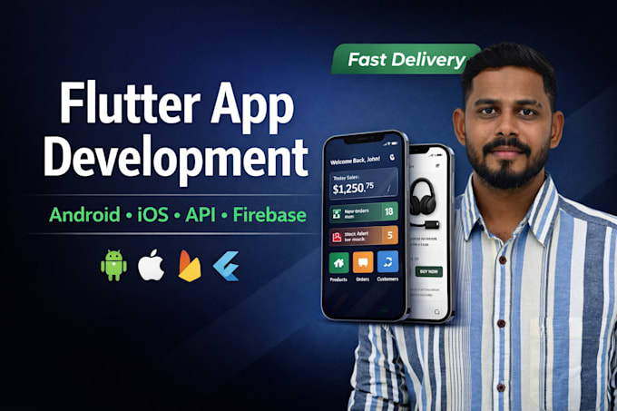 do flutter app development for android and ios mobile apps