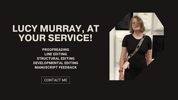 proofread your novel and provide feedback