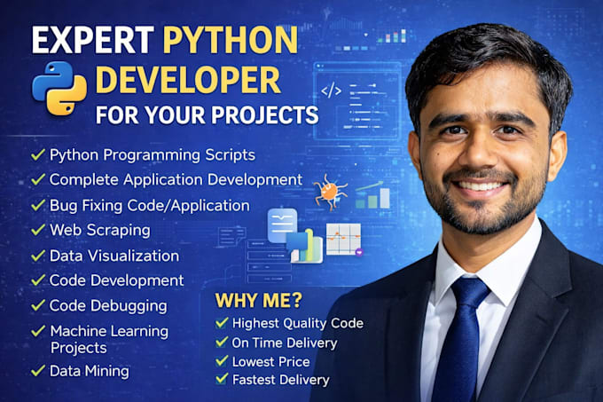 do python programs, scripts, coding tasks, projects