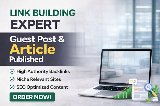 do high quality guest post and link building for SEO