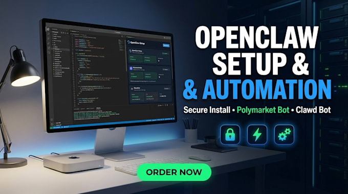 openclaw setup open claw secure installation mac mini polymarket bot clawd bot