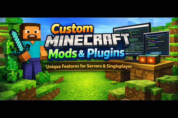 make any minecraft mod or server plugin