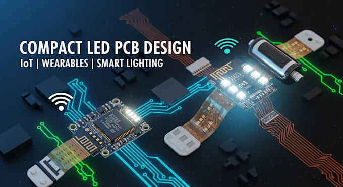 design compact led lighting for iot wearables and portable systems