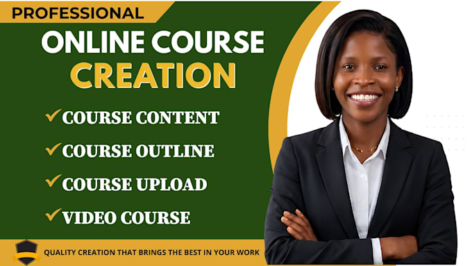 create online course content, course curriculum and book formatting