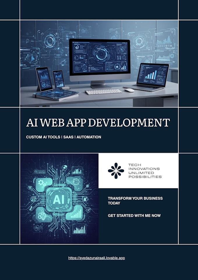 build a custom ai web application or saas platform