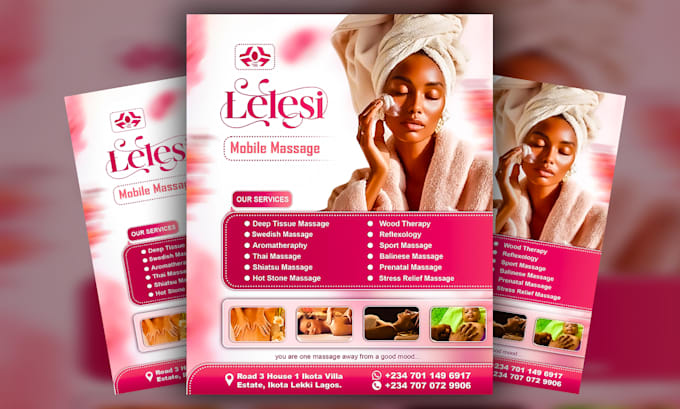 design luxury beauty flyers and cosmetic packaging