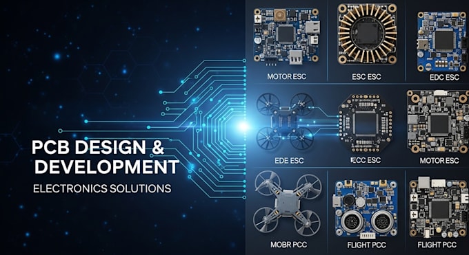 do drone pcb flight controler pcb microcontroller, motor controller pcb, esc pcb