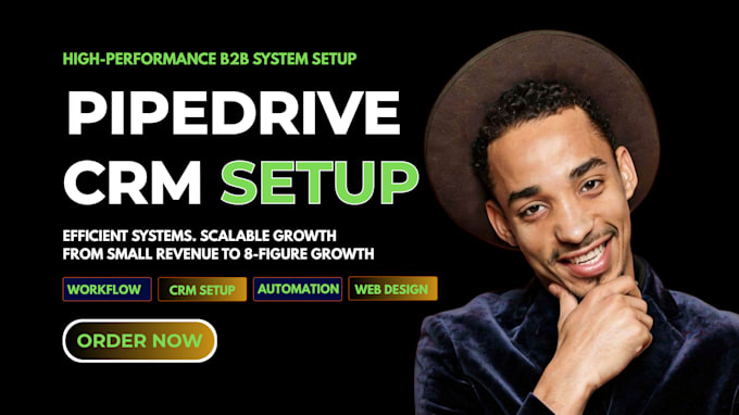 setup pipedrive CRM for b2b or b2c