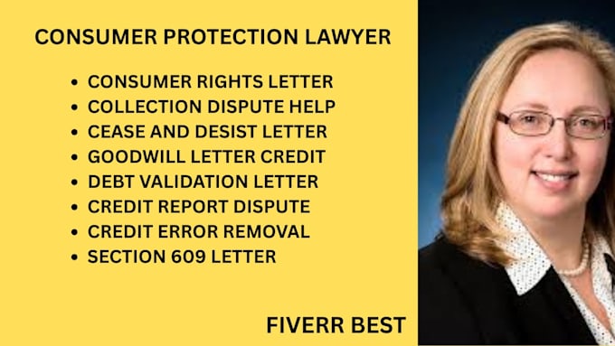 remove debt collection errors, fix credit reports, and protect consumer rights