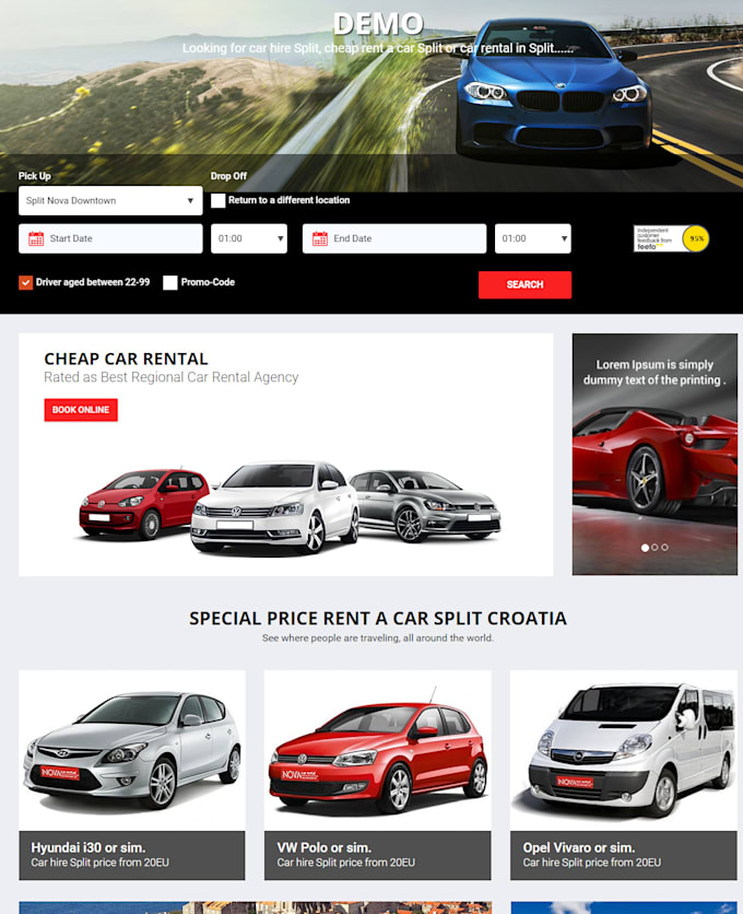 marketplace website from scratch