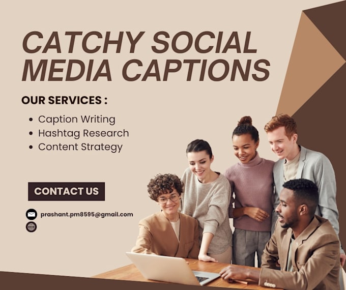 write catchy social media captions and engaging posts
