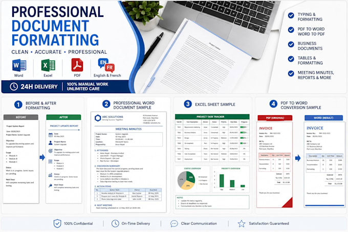 type and format your documents