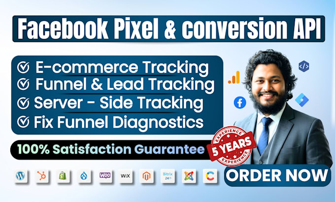 fix setup meta pixel, facebook capi, ga4 server side tracking via GTM