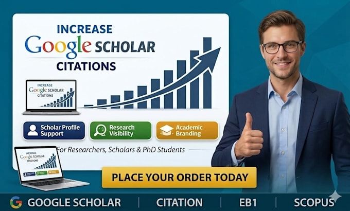 increase google scholar citations, journal citations, using reputable source