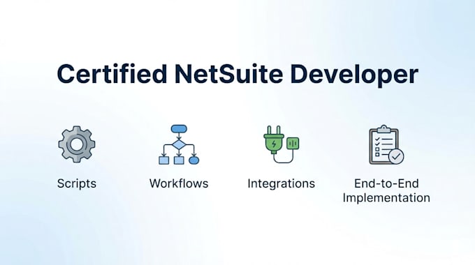 fix and build netsuite scripts, workflows, and integrations