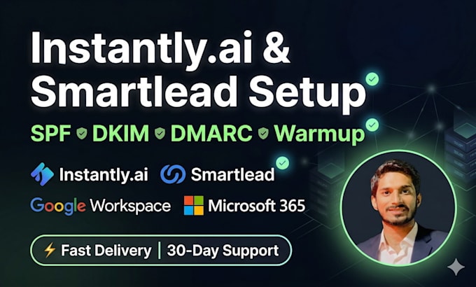 setup instantly ai or smartlead for cold email outreach and deliverability