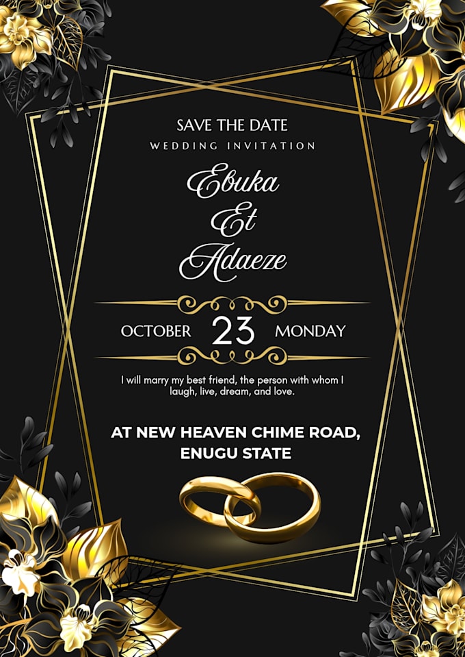 design a professional flyer or invitation using canva