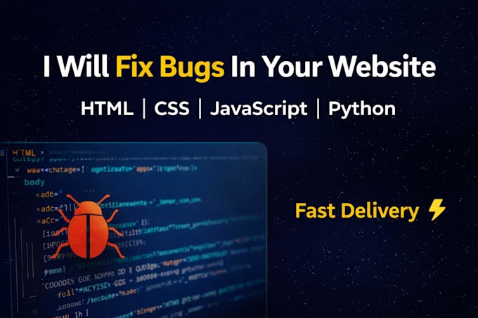 fix HTML CSS bugs and build responsive website