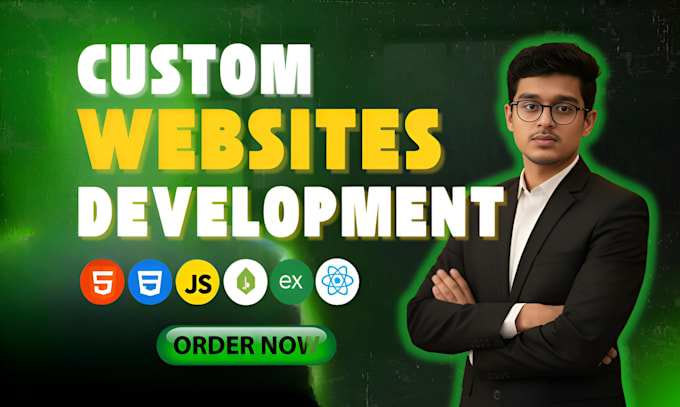Do website development, build custom website, as a full stack website ...