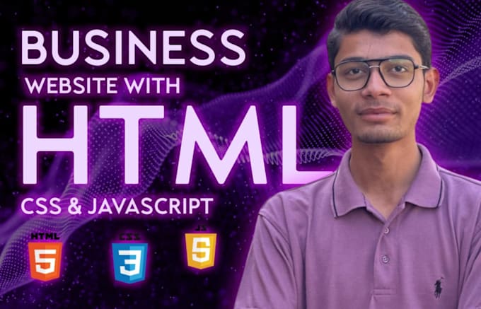 design your b2b website using HTML CSS javascript