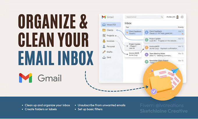 organize and clean your email inbox professionally