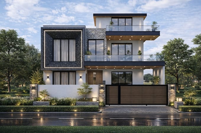 create realistic 3d architectural modeling and rendering