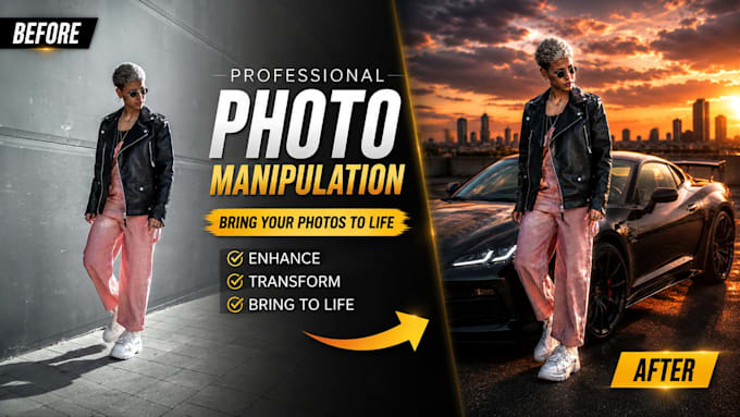do realistic photo manipulation and photoshop compositing