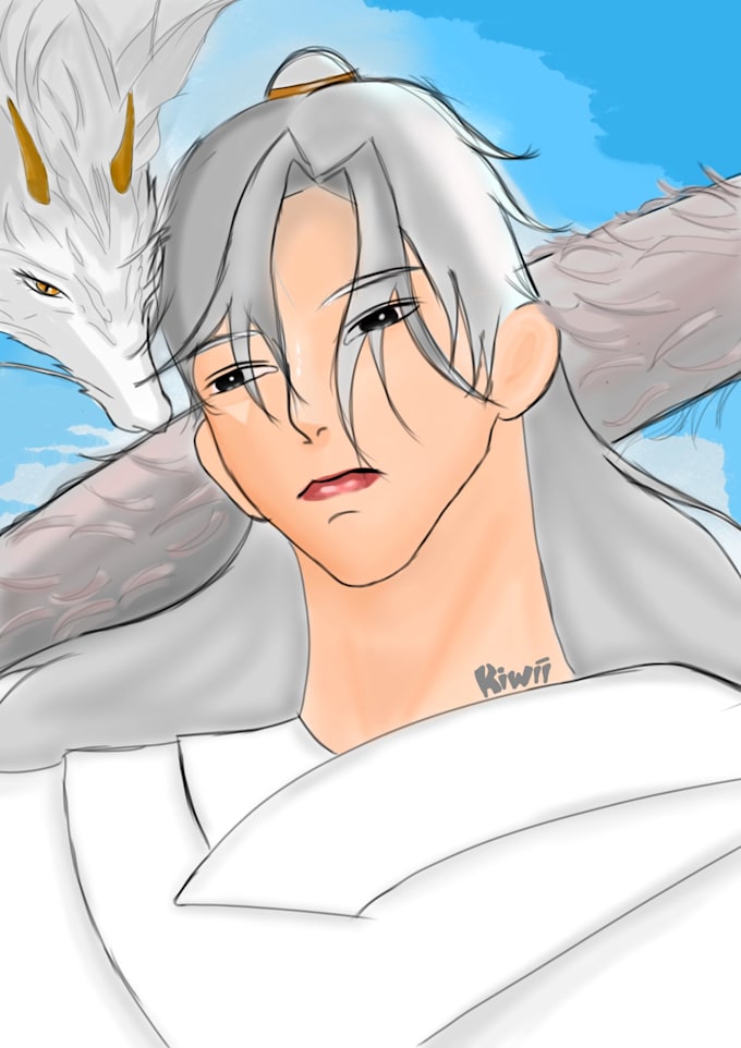 draw an anime character fan art