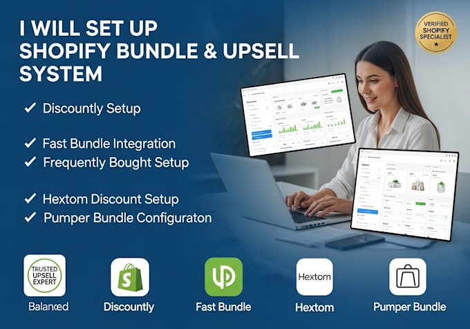 setup shopify discountly, fast bundle, frequently bough, hextom, pumper bundle