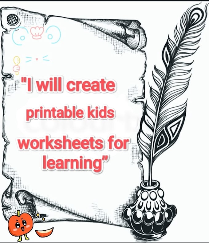 create printable math worksheet for kids