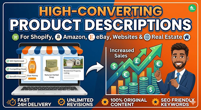 write high converting product descriptions and ad copy